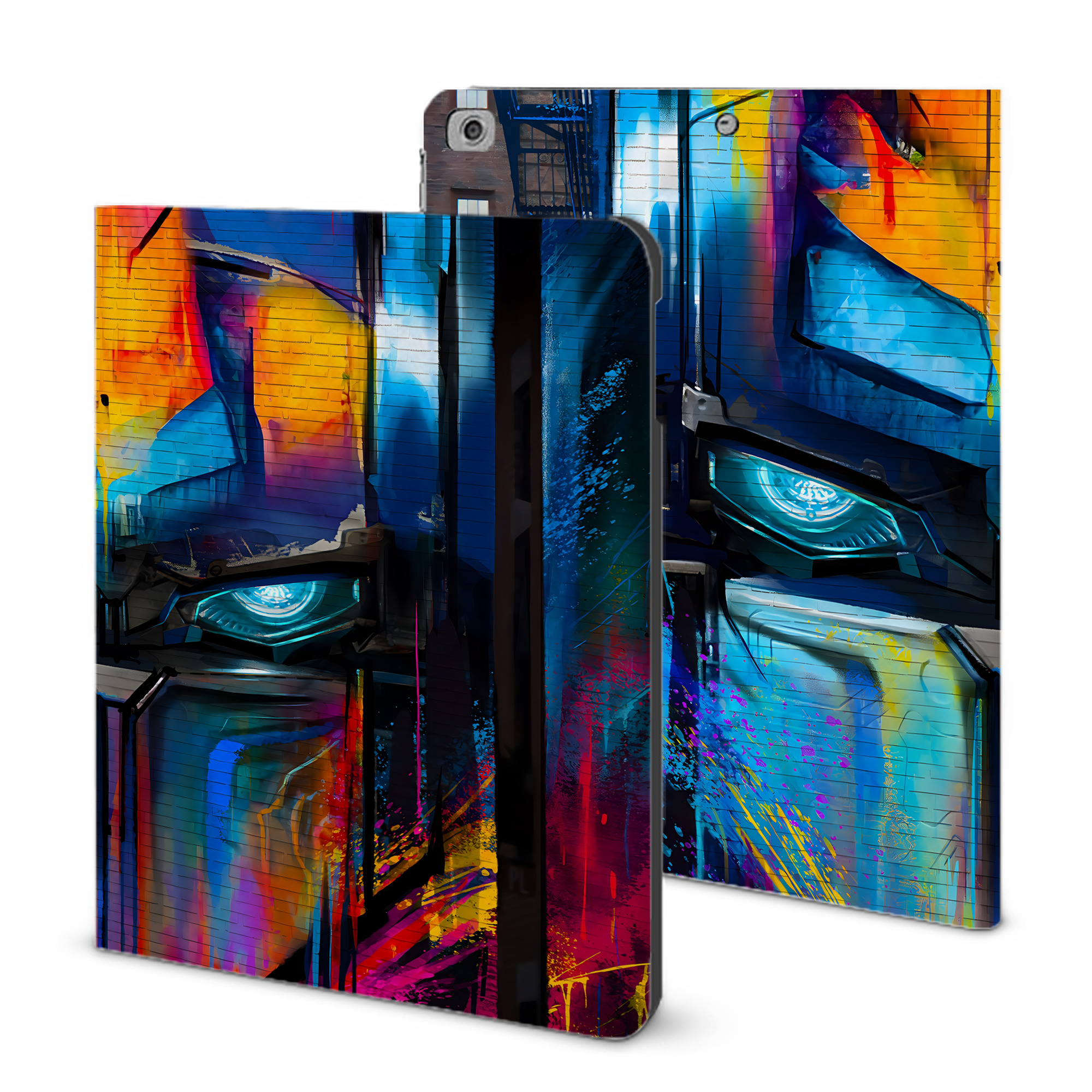 （画像用） Transformers トランスフォーマー IPad ケース ブック型 PUレザー TPU 耐衝撃 軽量 薄型 ペン収納なし 全面保護 IPad 各モデル対応